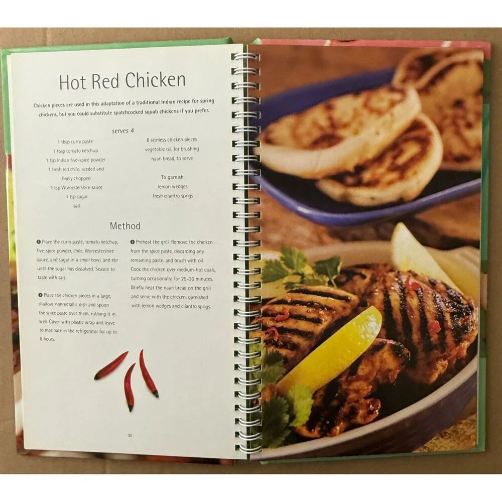 Barbecue Cookbook BBQ‎ Recipe Grilling Methods Meat Seafood Vegetables HC Doeser